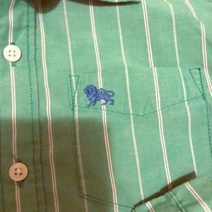 Old Navy Kelly green striped 👔 dress shirt